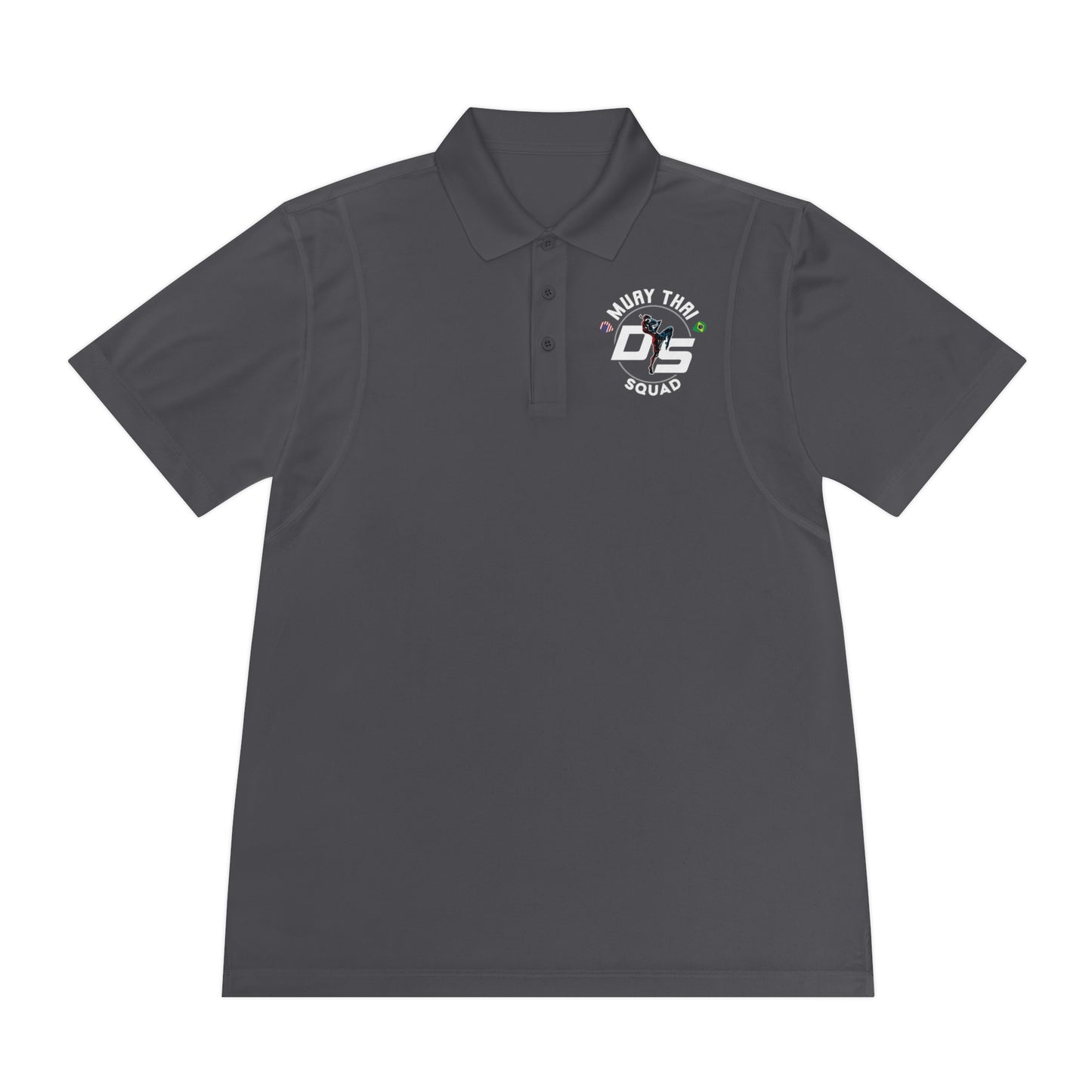 Performance Polo Shirt - Moisture Wicking - DS Muay Thai Squad 