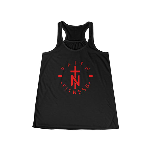 Ladies Flowy Racerback Tank - Faith N Fit