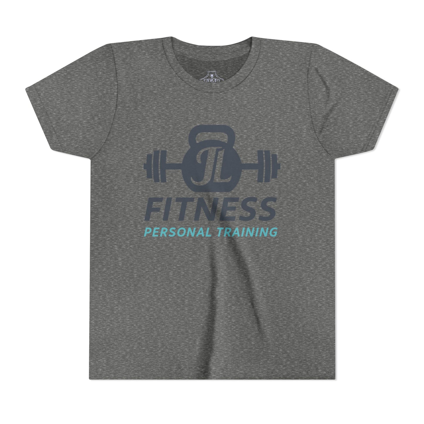 Youth Airlume Cotton Athletic  Tee - JL Kettlebell-JL Fitness