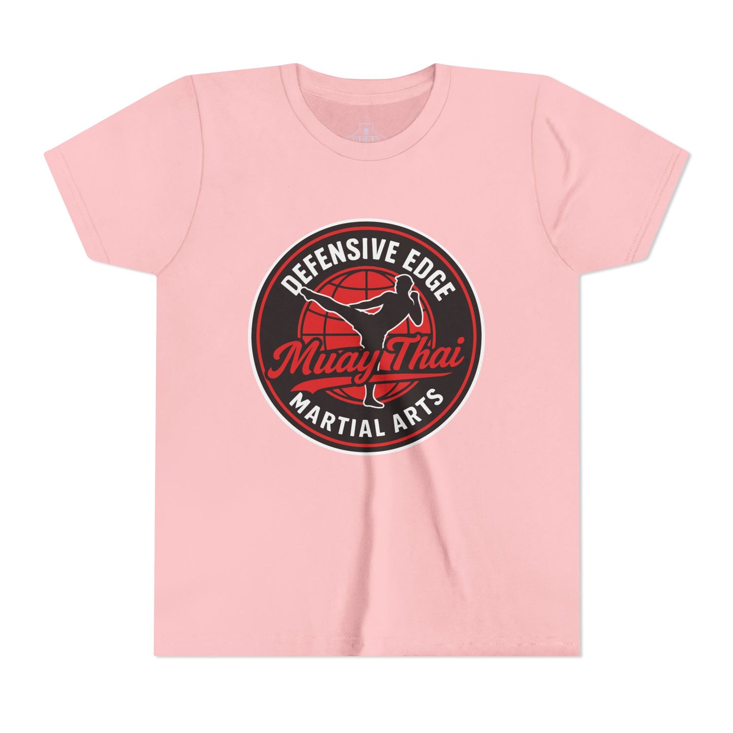 Youth Airlume Cotton Athletic  Tee - Muay Thai - Defensive Edge