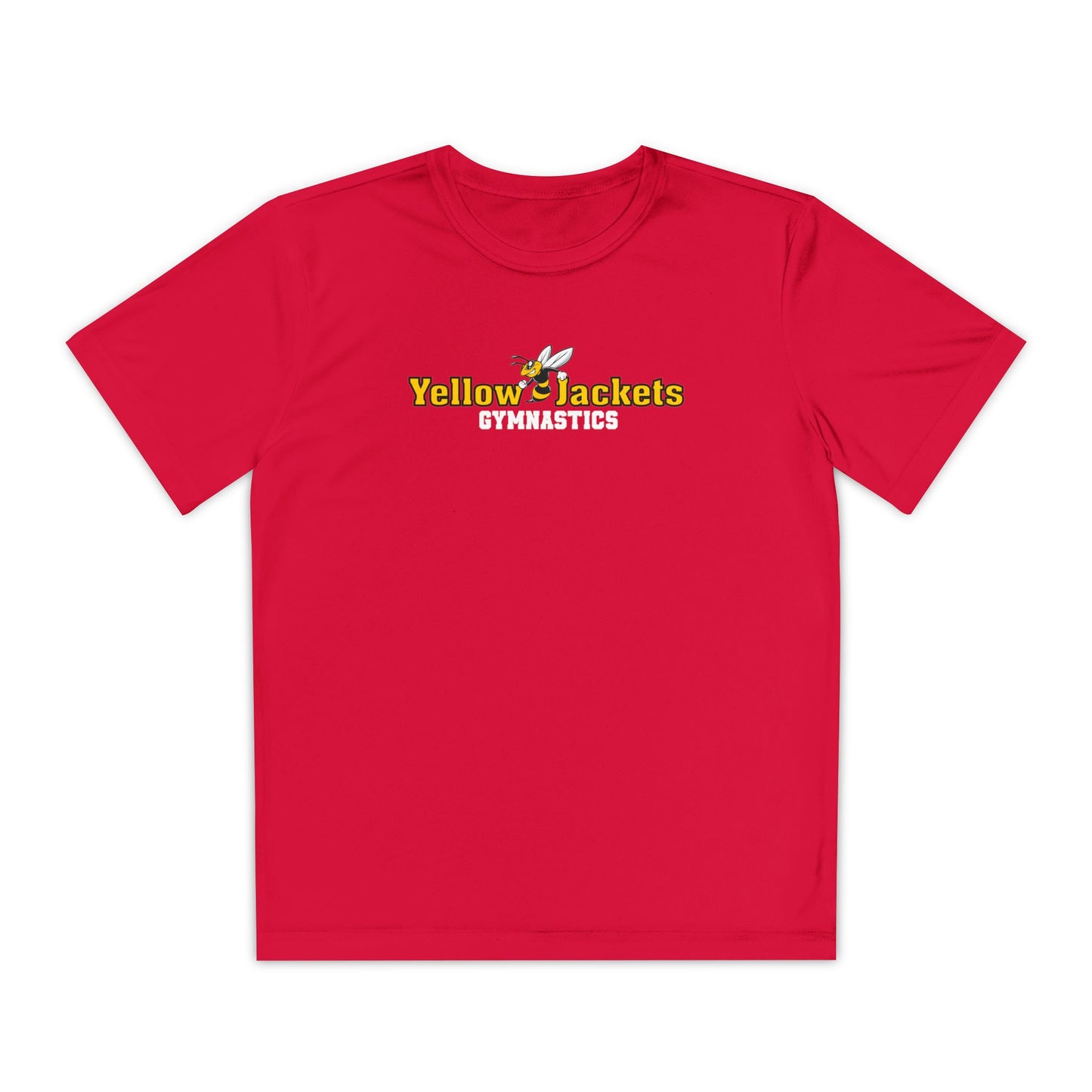Youth Moisture-Wicking Performance Tee -Yellow Jackets Gymnastics