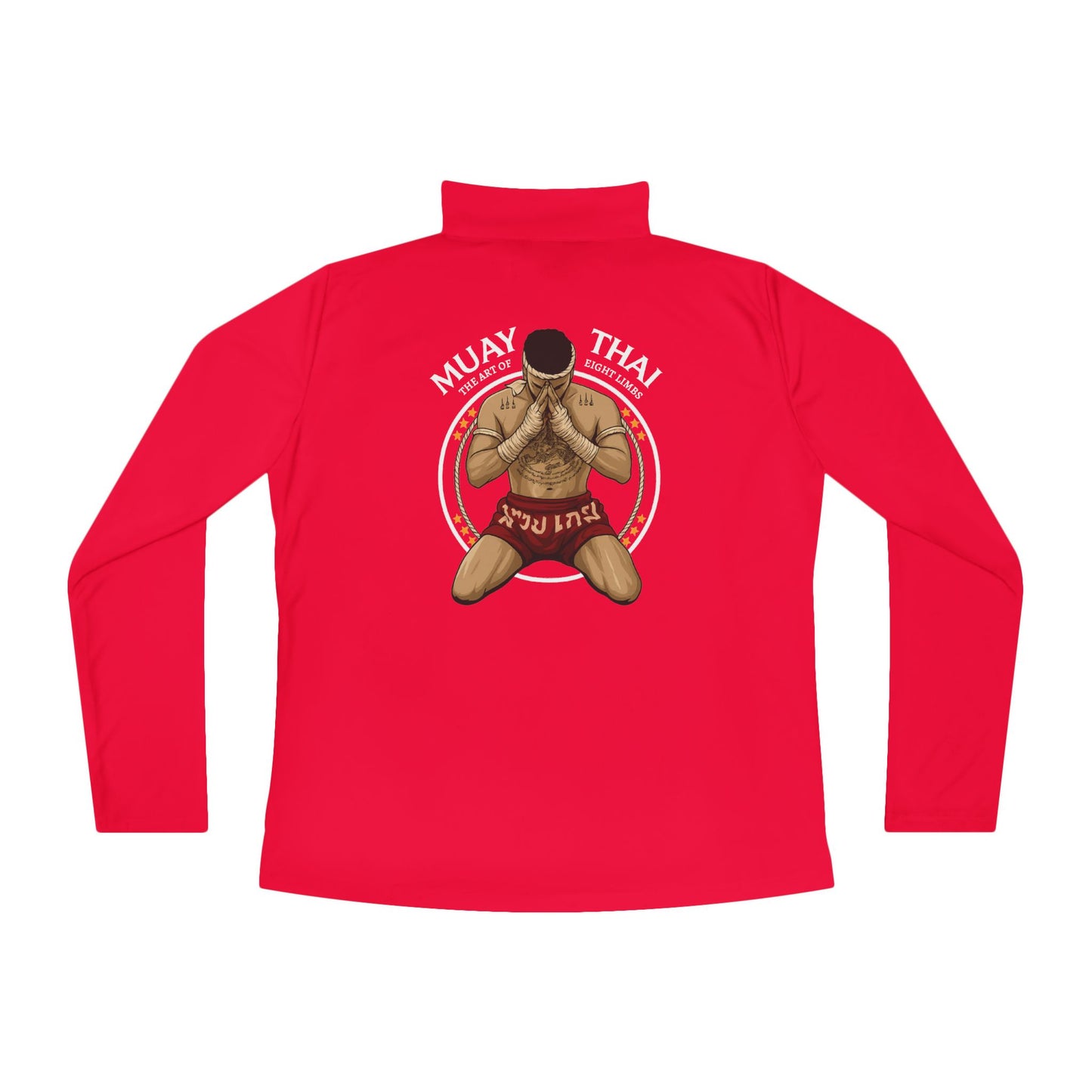 Ladies’ Quarter-Zip Pullover - 8 limbs - DS Muay Thai Squad