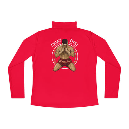 Ladies’ Quarter-Zip Pullover - 8 limbs - DS Muay Thai Squad
