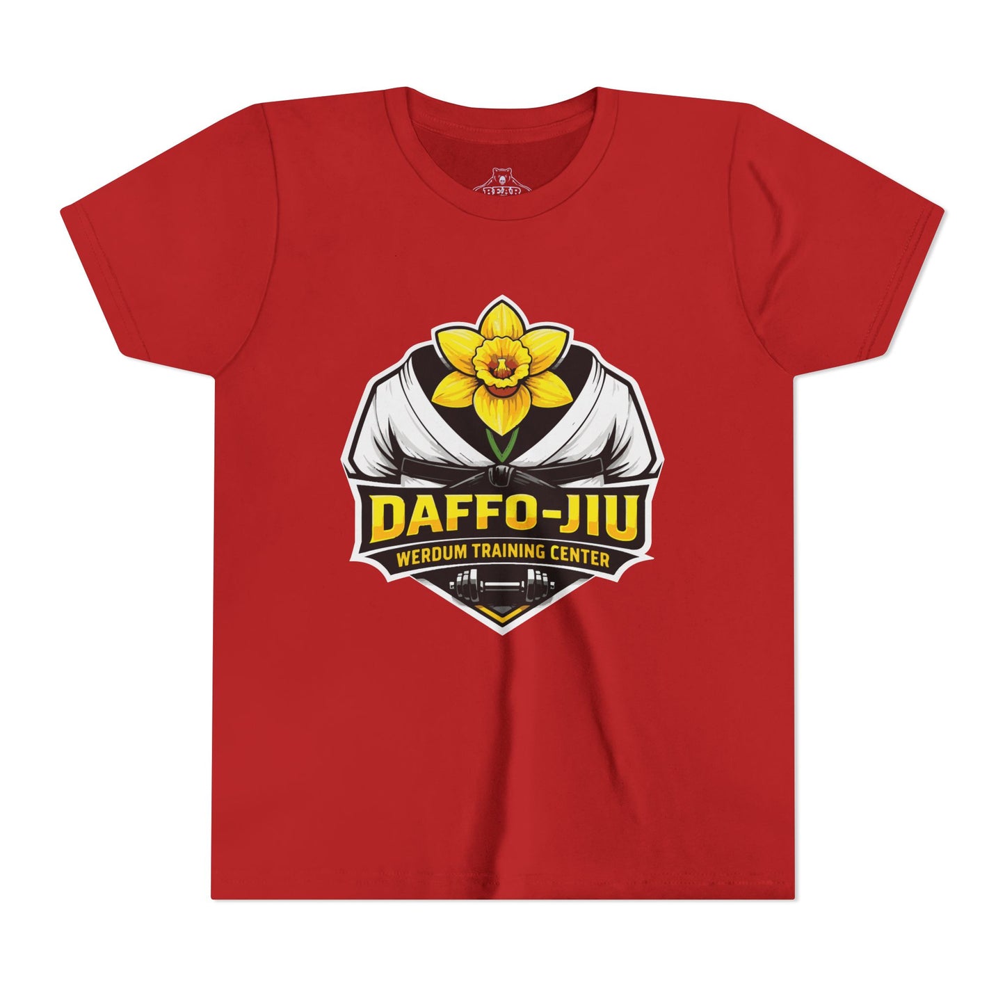 Youth Airlume Cotton Athletic  Tee - DAFFO-JIU - Werdum Training