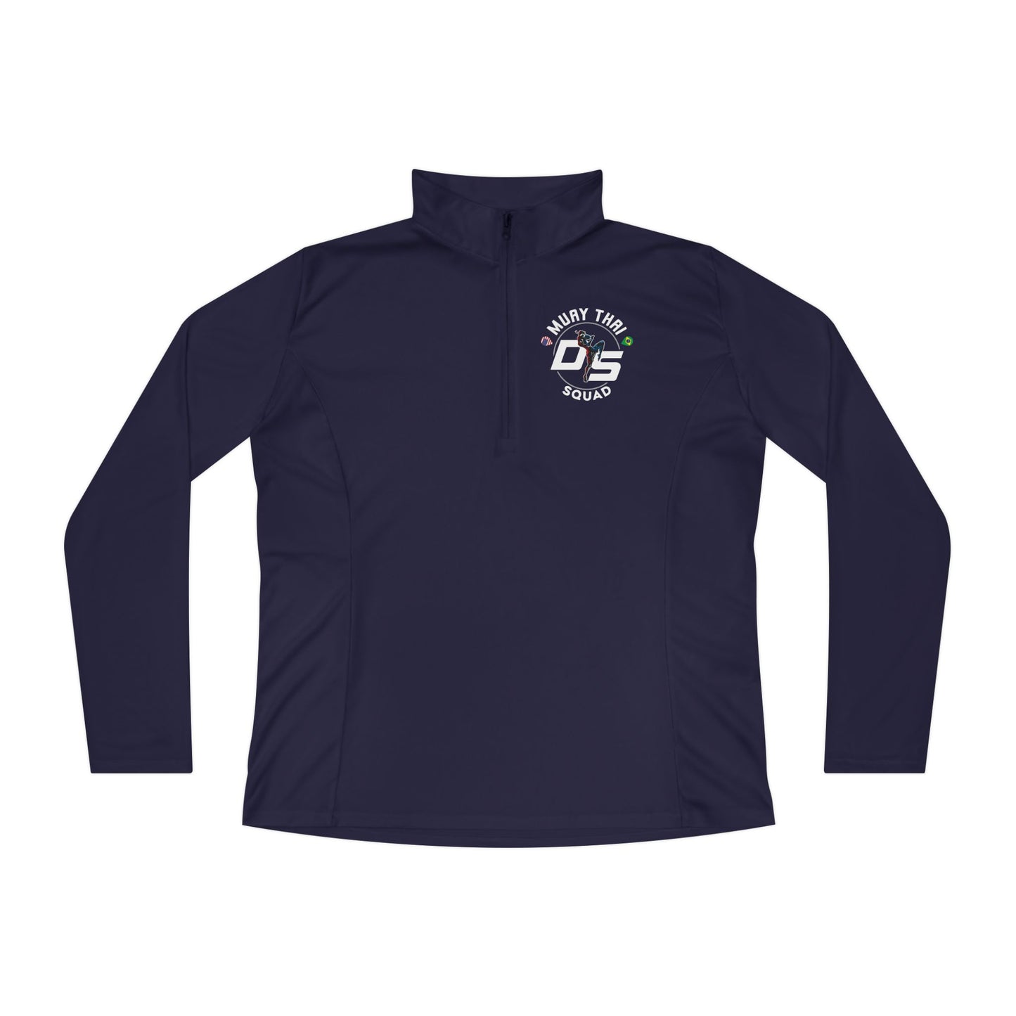 Ladies’ Quarter-Zip Pullover - 8 limbs - DS Muay Thai Squad