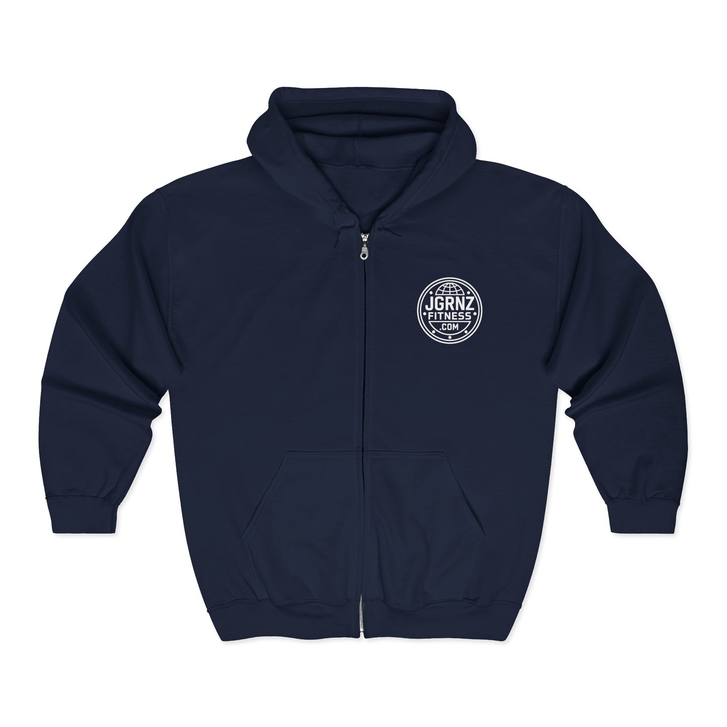 Classic Zip-Up Hoodie - Plate - JGRNZ FITNESS