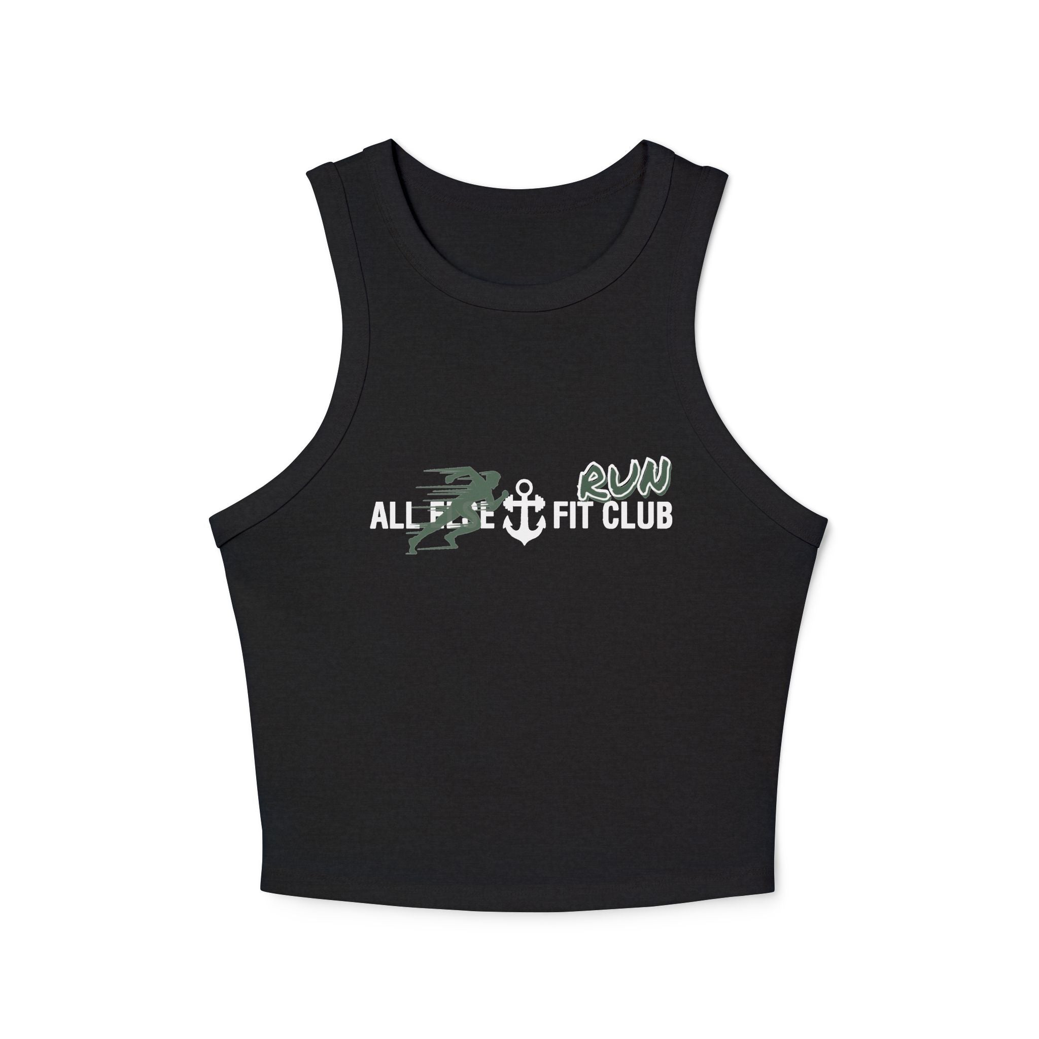 Ladies Ribbed Tank - AEFC : Run Club -All Else Fit Club