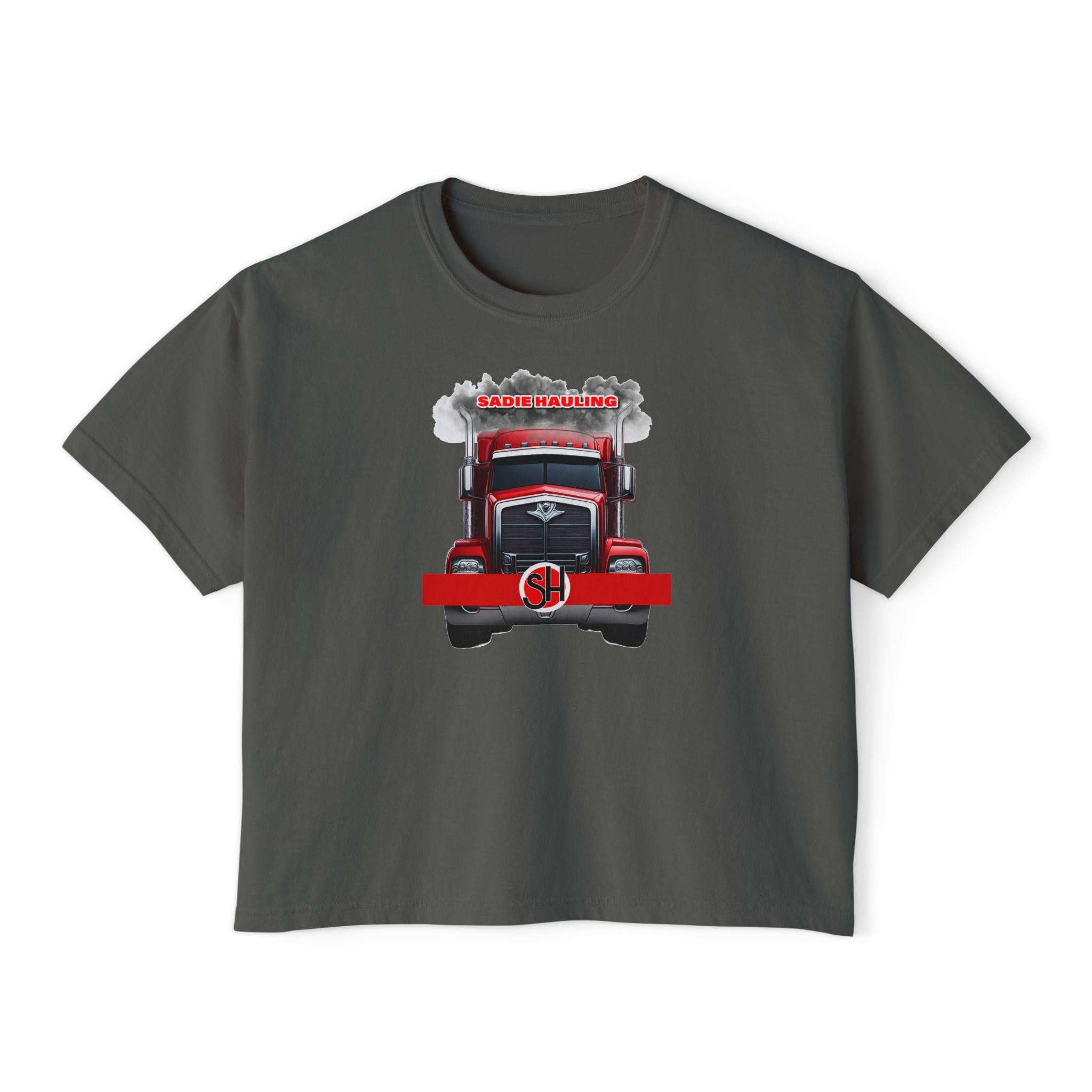 Women’s Oversized Boxy Tee - Sadie Hauling