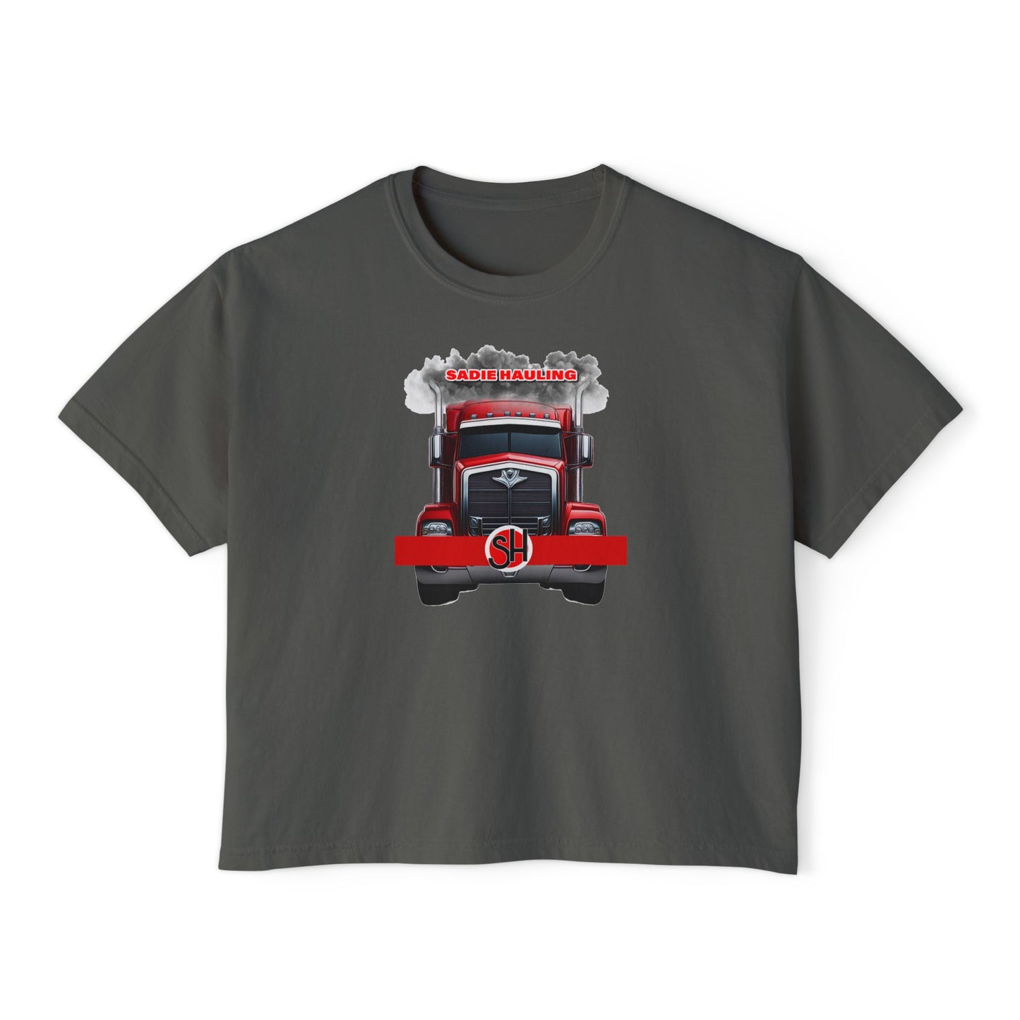 Women’s Oversized Boxy Tee - Sadie Hauling