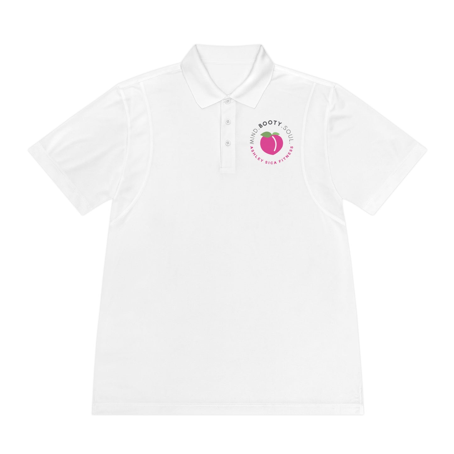 Performance Polo Shirt - Moisture Wicking - MBS  - Ashley Sica Fitness