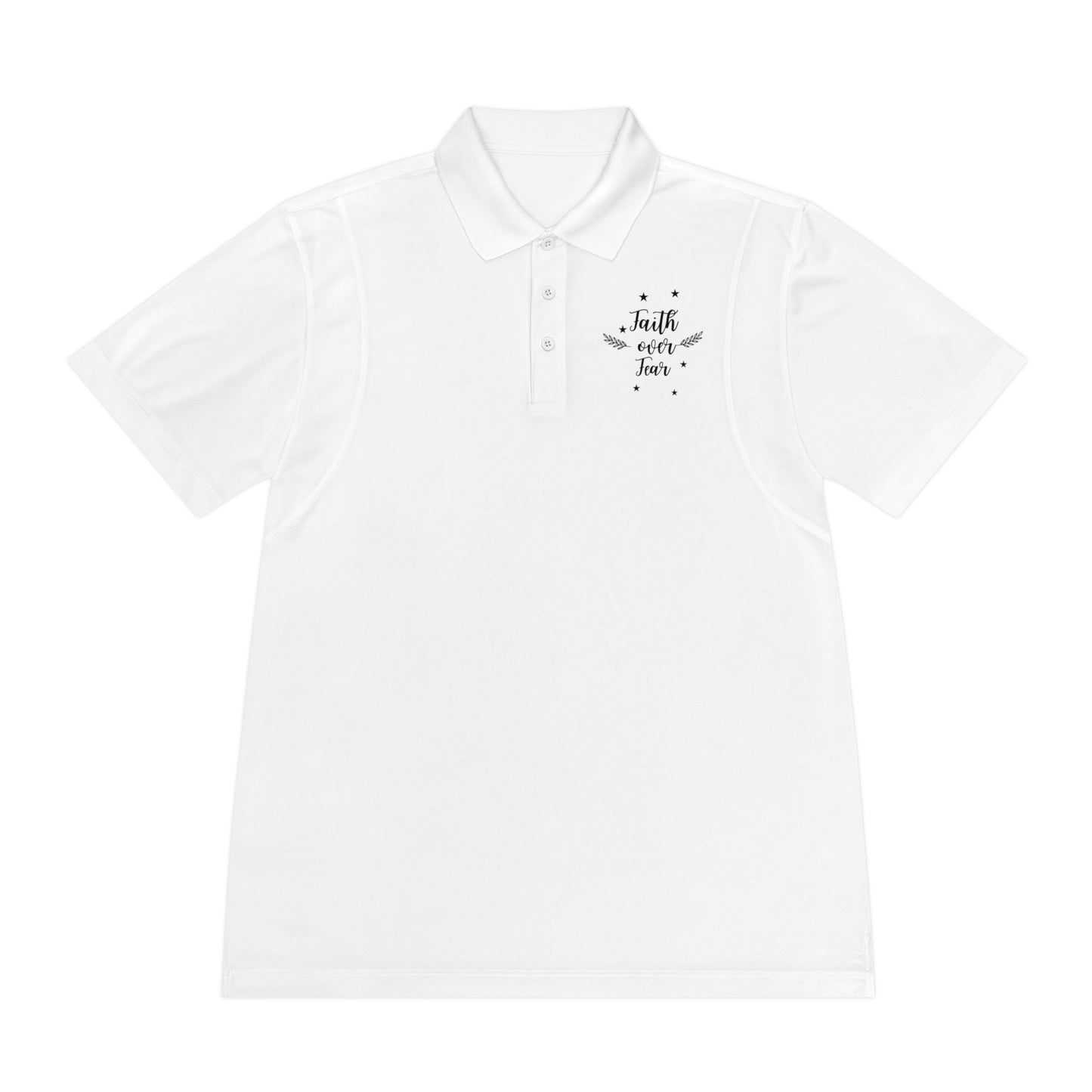 Performance Polo Shirt - Faith Over Fear-Faith N Fit