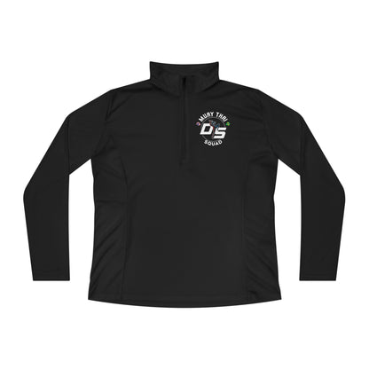 Ladies’ Quarter-Zip Pullover - DS Muay Thai Squad