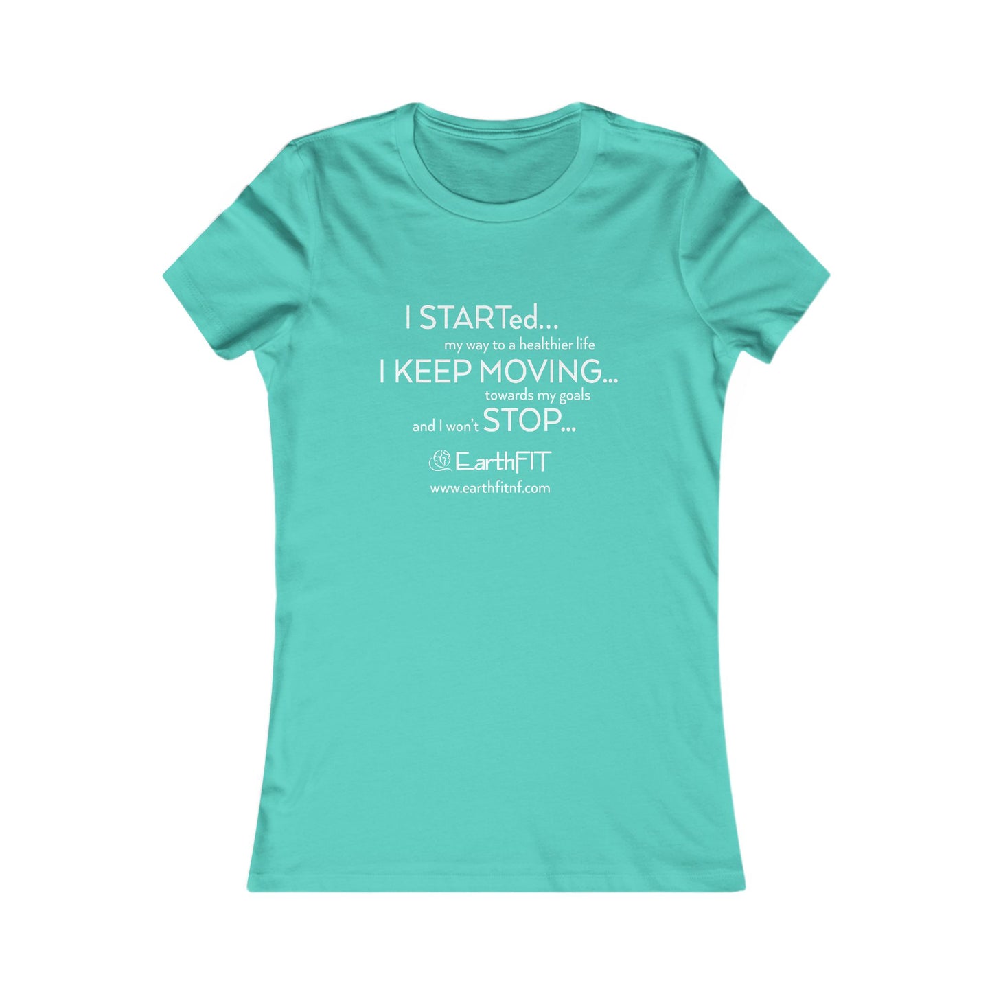 Ladies Tee -  Keep Moving- EarthFit