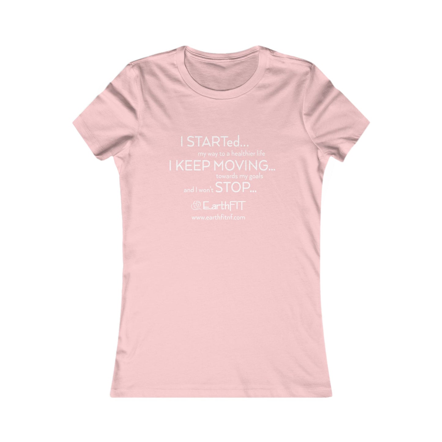 Ladies Tee -  Keep Moving- EarthFit