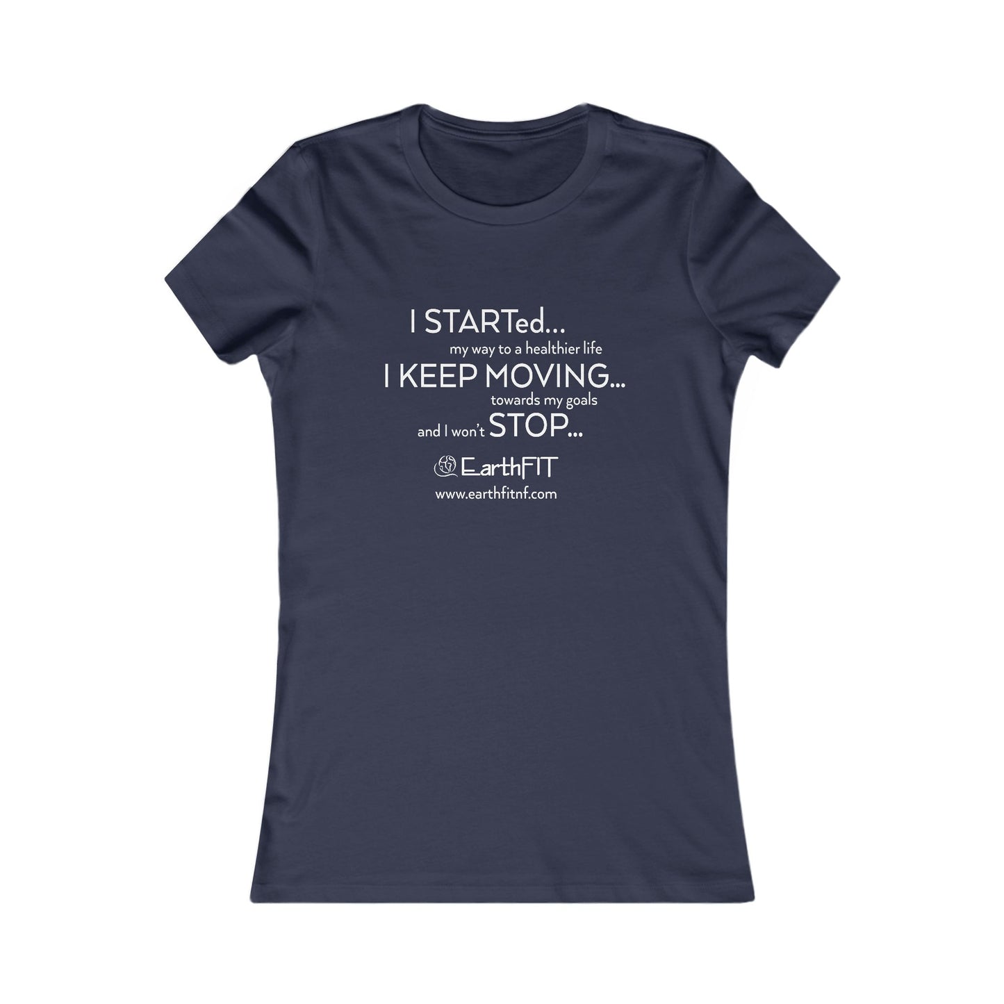 Ladies Tee -  Keep Moving- EarthFit