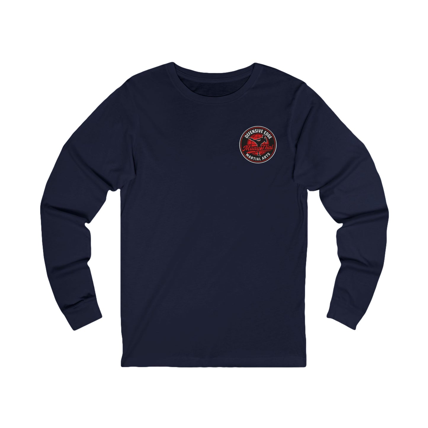 Long Sleeve Cotton Shirt - Muay Thai - Defensive Edge