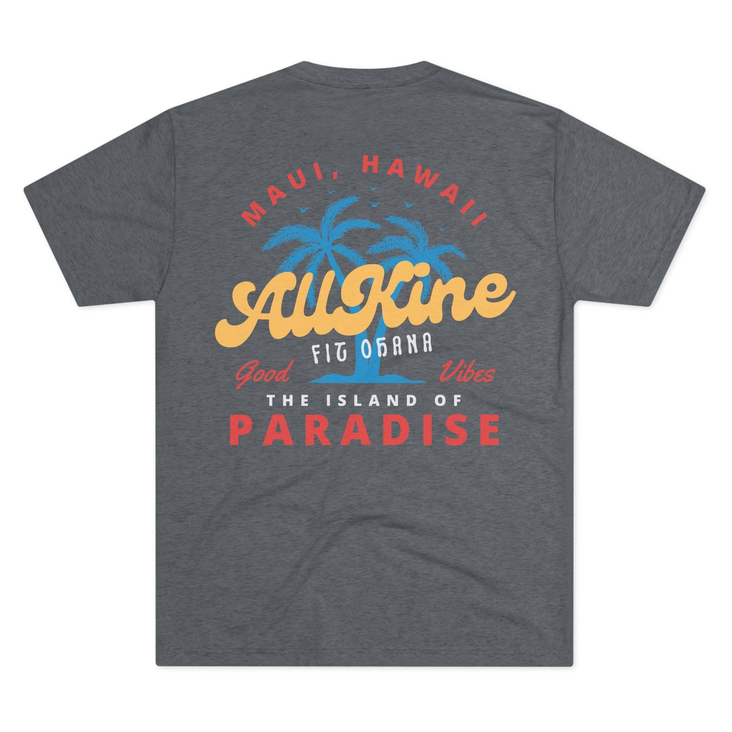 Next Level – Unisex 50/25/25 Tri blend Crew Tee - Paradise- All Kine