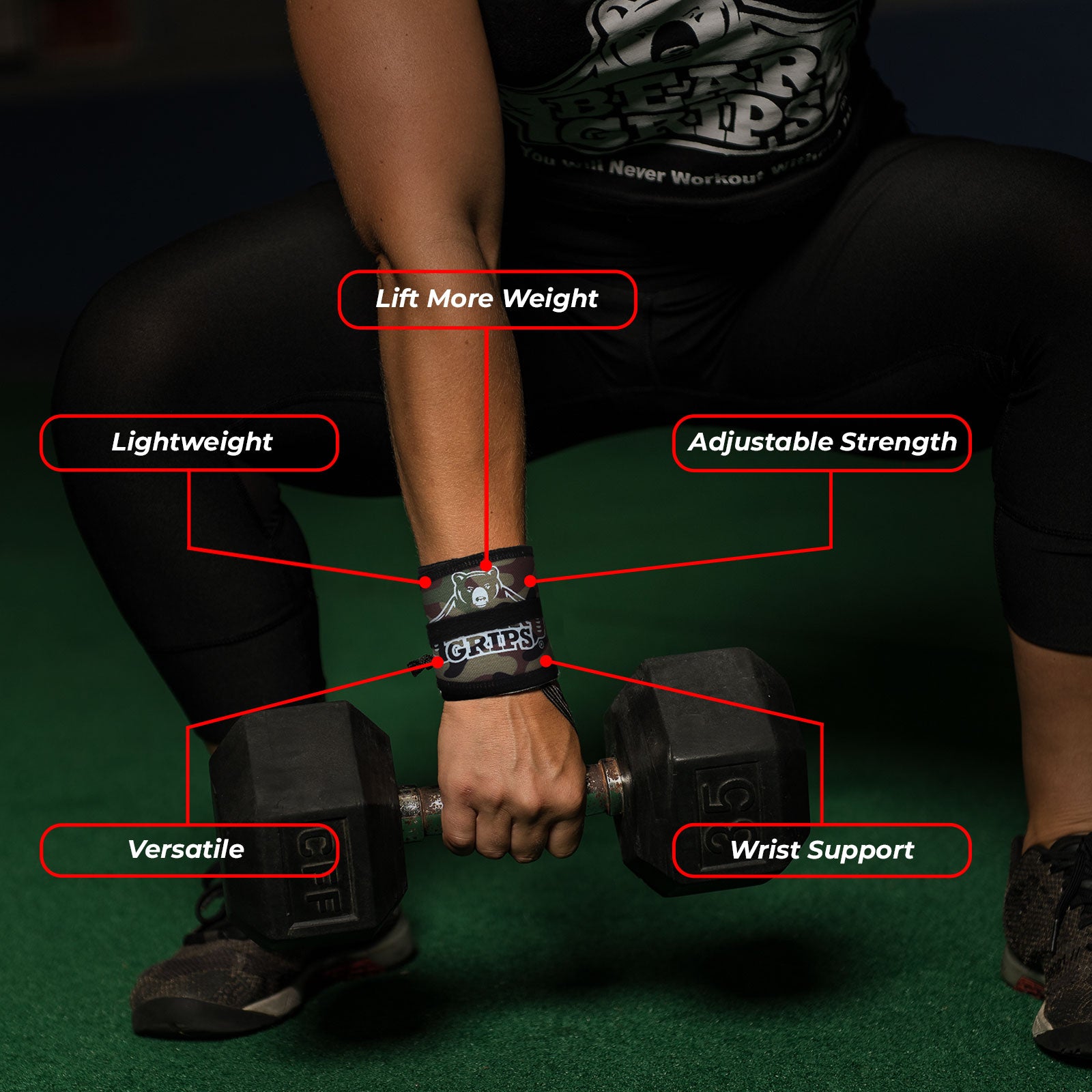 wrist wraps powerlifting swiss bar fat gripz