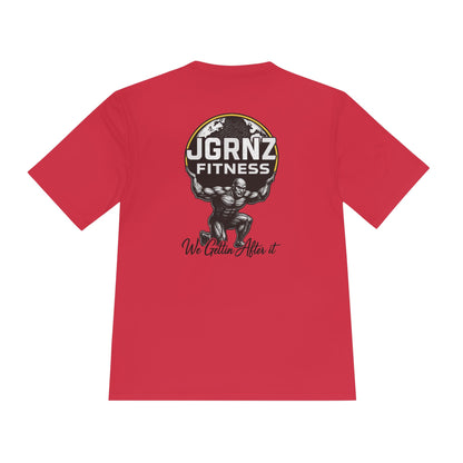Moisture-Wicking Performance Tee - Steel Atlas - JGRNZ Fitness