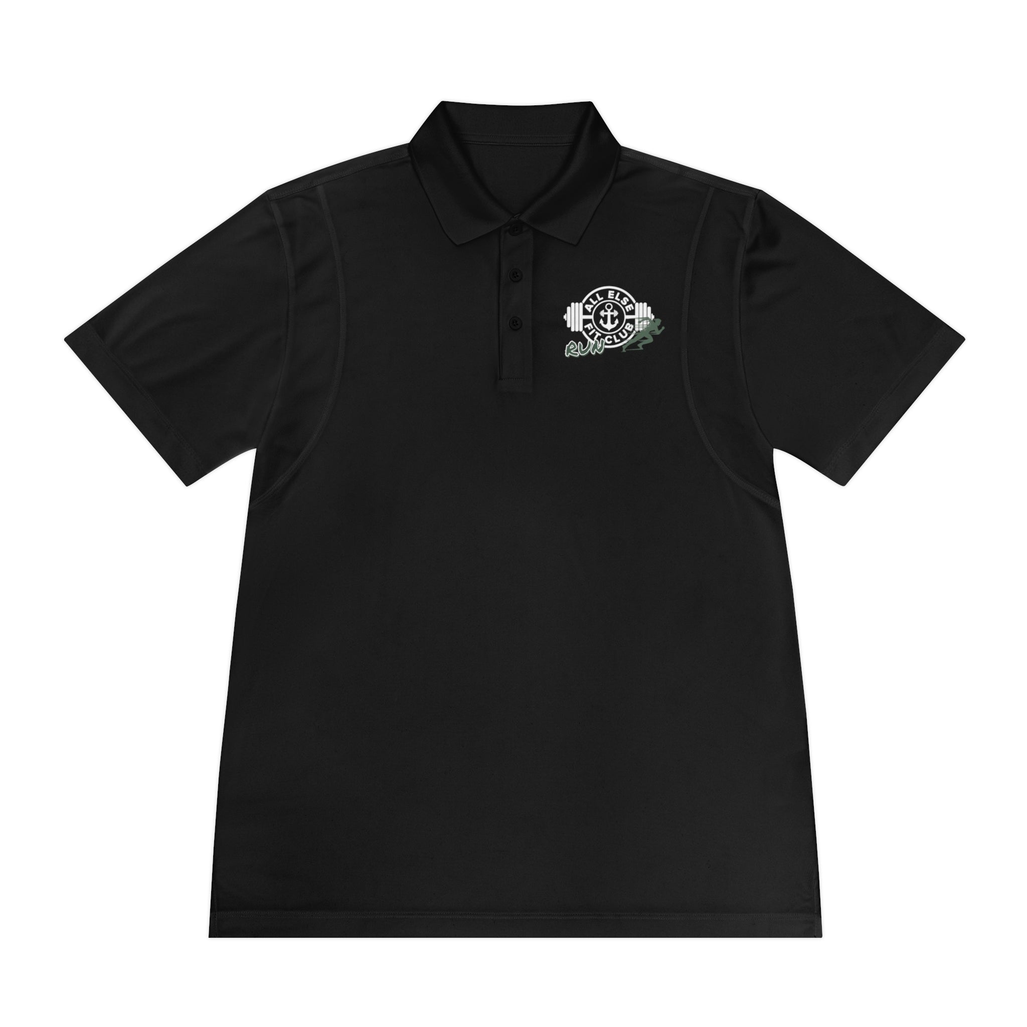 Performance Polo Shirt - Moisture Wicking - AEFC : Run Club -All Else Fit Club