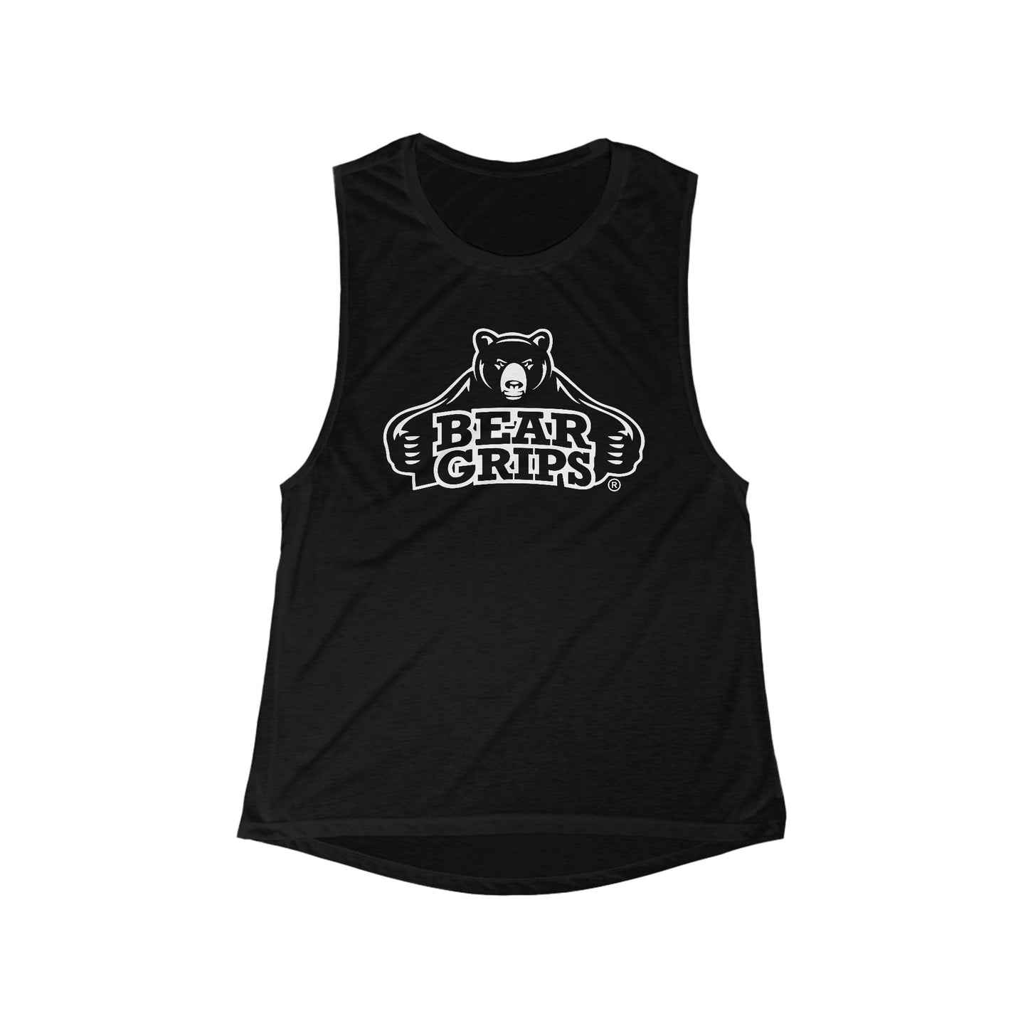 Women’s 65/35 Poly/Viscose Flowy Scoop Muscle Tank