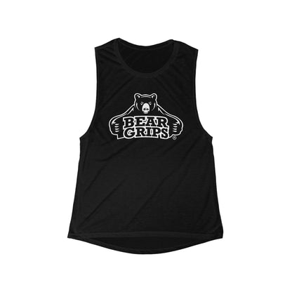 Women’s 65/35 Poly/Viscose Flowy Scoop Muscle Tank