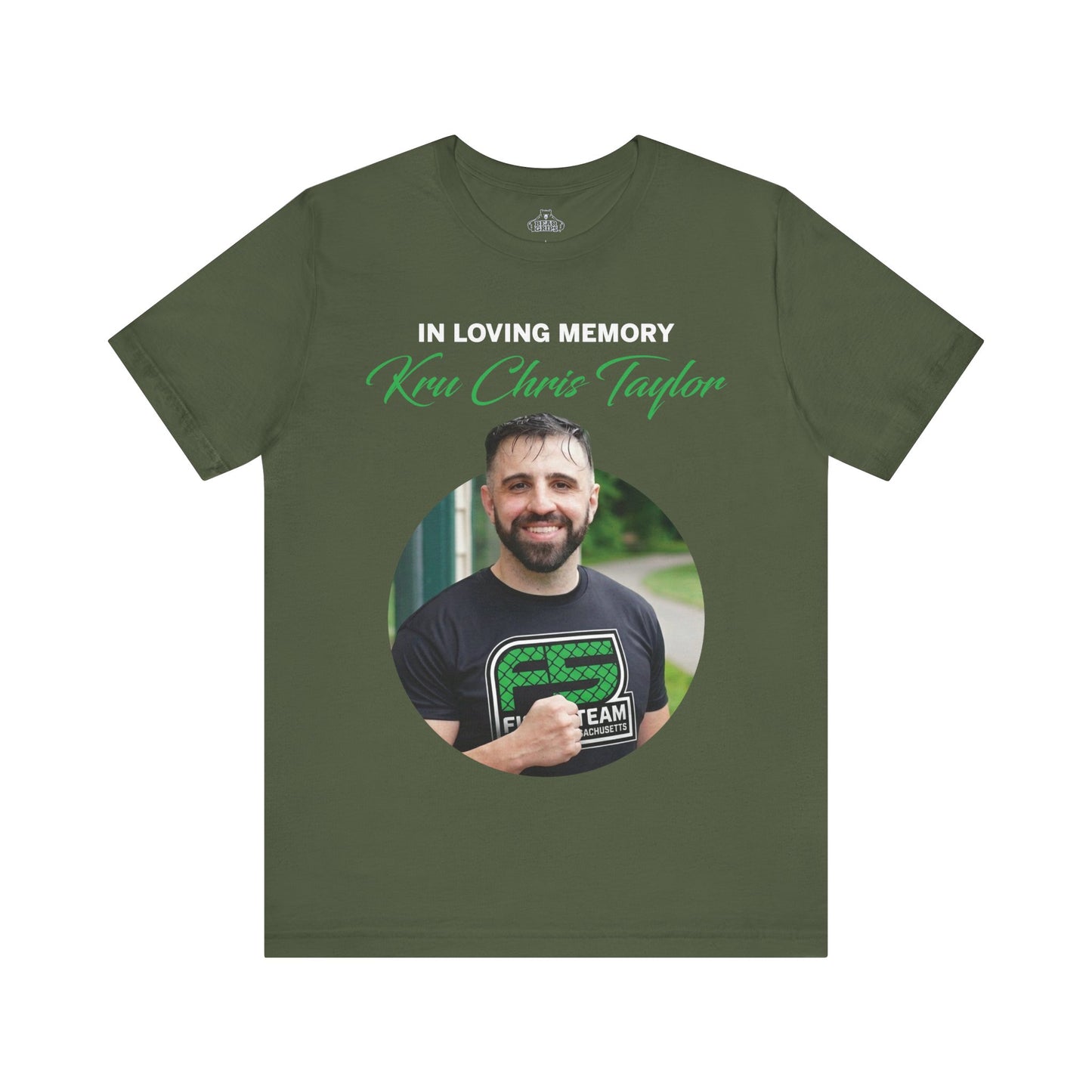Kru Chris Taylor Tribute - Airlume Cotton Athletic Tee - Defensive Edge Martial Arts