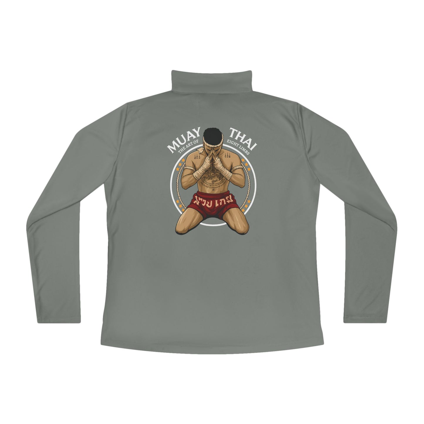 Ladies’ Quarter-Zip Pullover - 8 limbs - DS Muay Thai Squad
