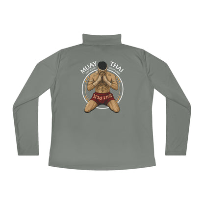 Ladies’ Quarter-Zip Pullover - 8 limbs - DS Muay Thai Squad