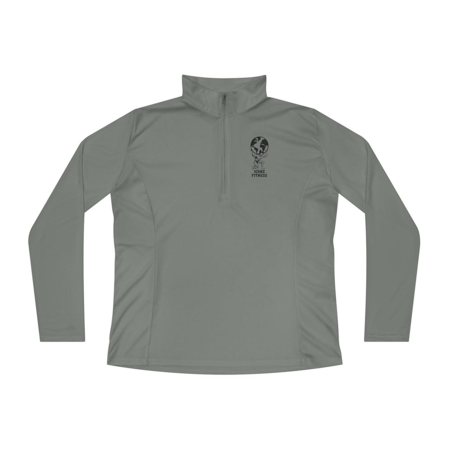 Ladies’ Quarter-Zip Pullover - FB - JGRNZ Fitness