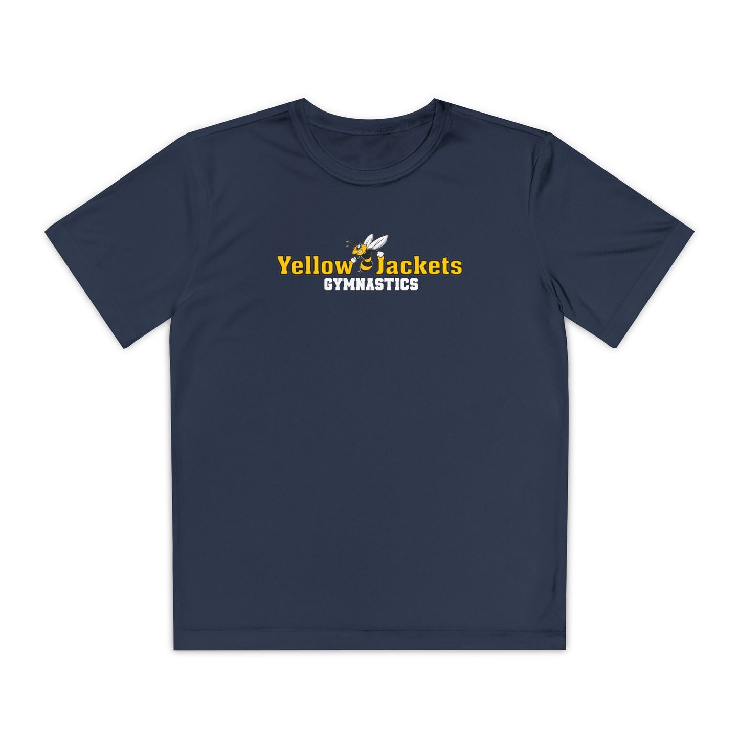 Youth Moisture-Wicking Performance Tee -Yellow Jackets Gymnastics