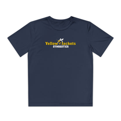 Youth Moisture-Wicking Performance Tee -Yellow Jackets Gymnastics