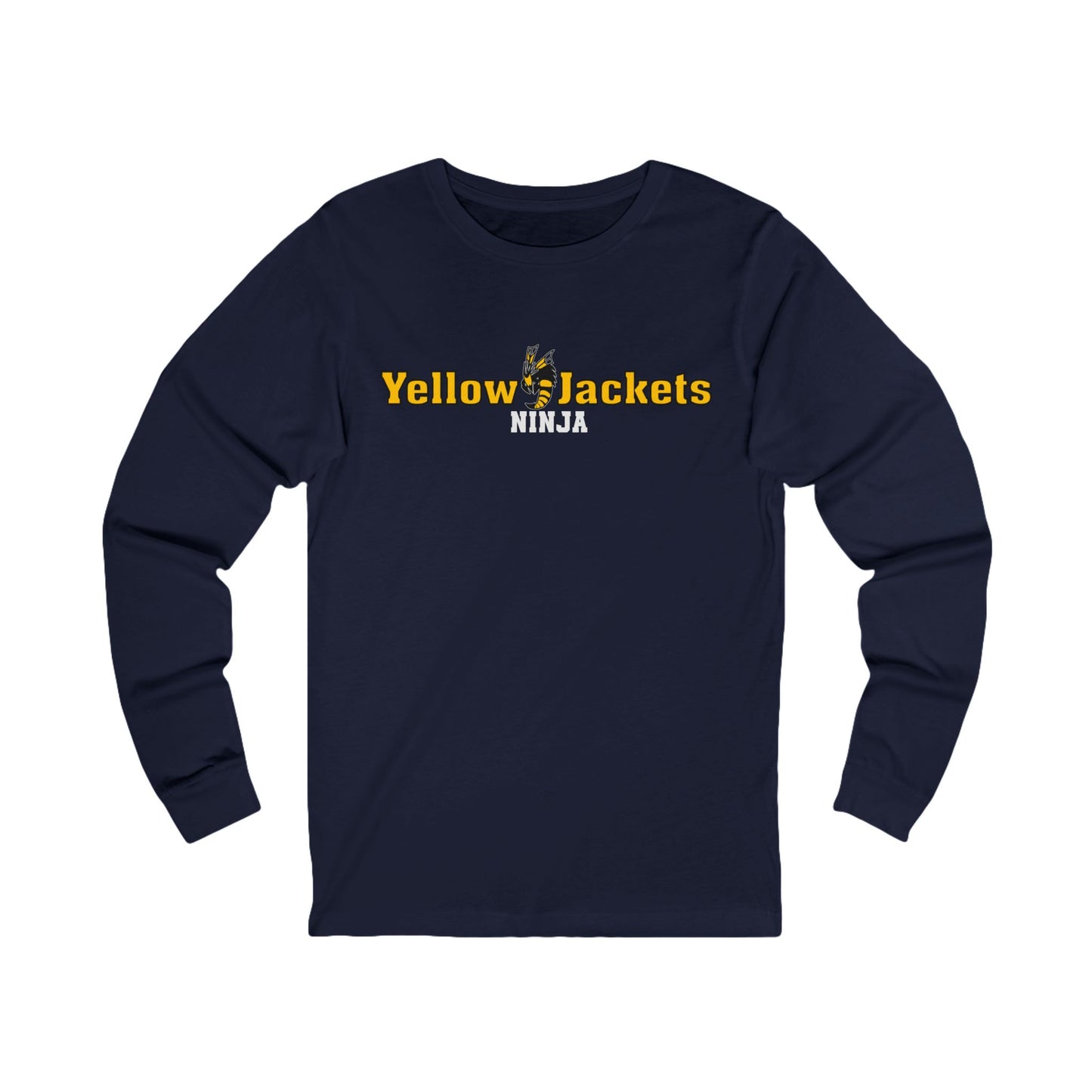 Long Sleeve Cotton Shirt - Yellow Jackets Ninja