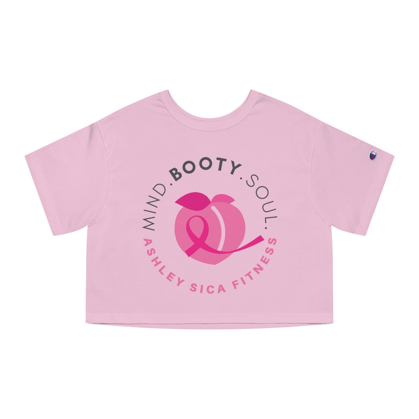 Champion – Women’s 100% Cotton Cropped Tee - ASF - Ashley Sica Fitness