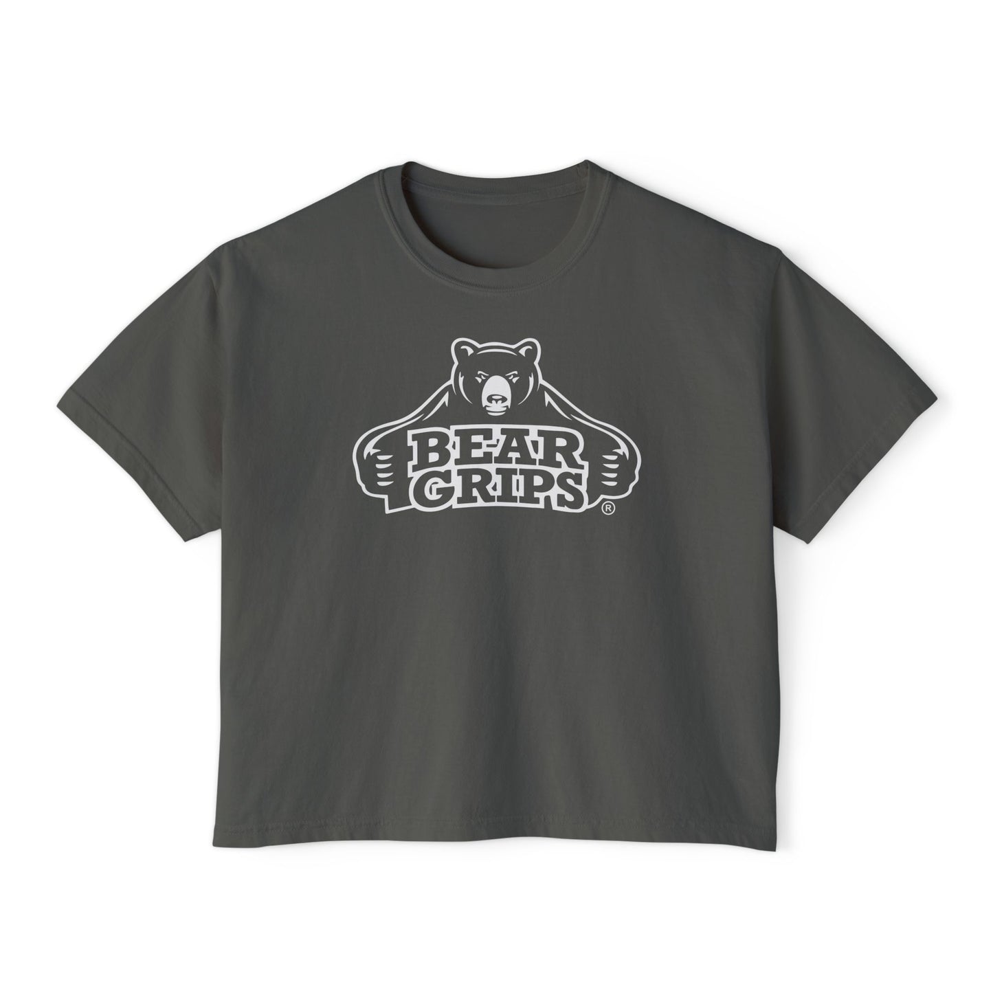 Women’s Crop Oversized Boxy Tee - Sample - Bear Grips