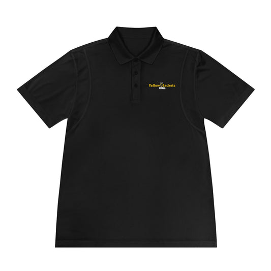 Performance Polo Shirt - Moisture Wicking - Yellow Jackets Ninja 