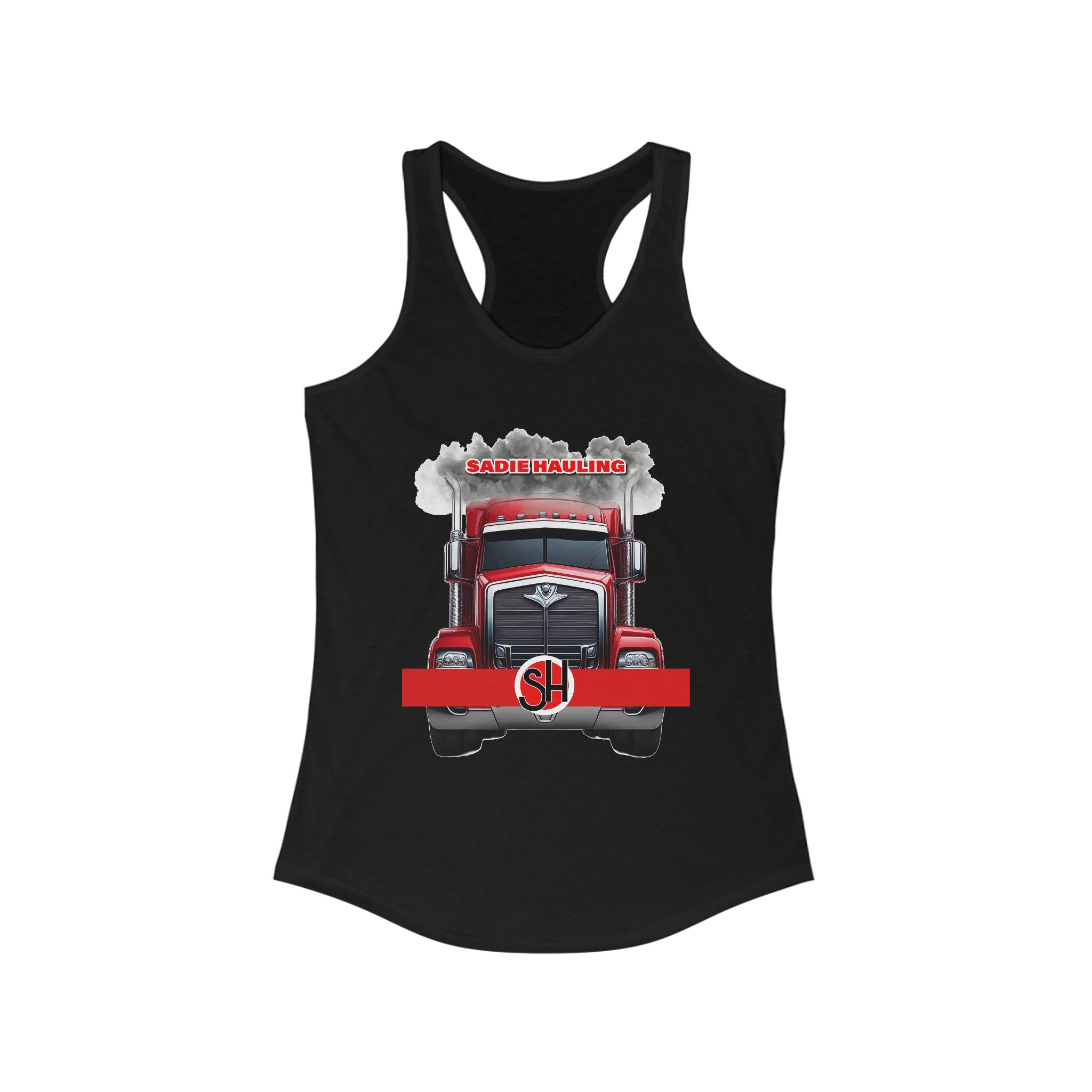 Ladies Racerback Tank - Sadie Hauling