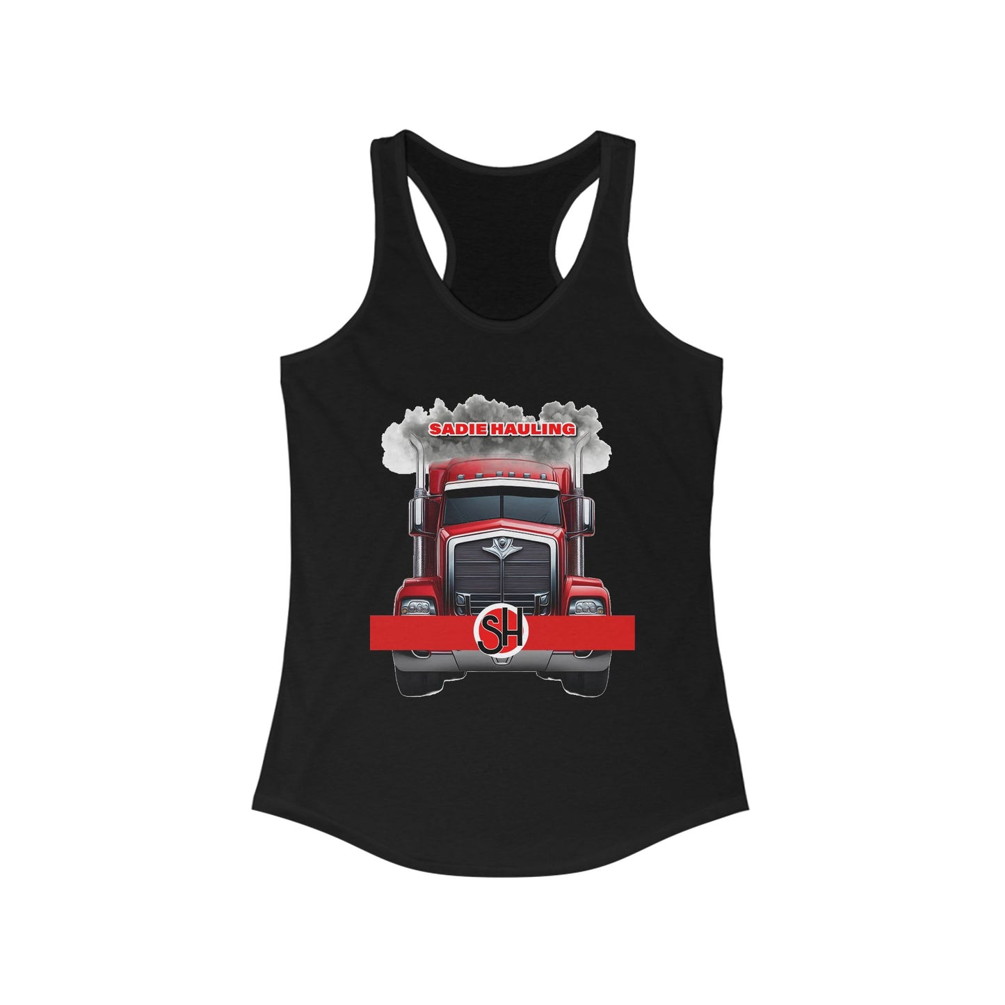 Ladies Racerback Tank - Sadie Hauling