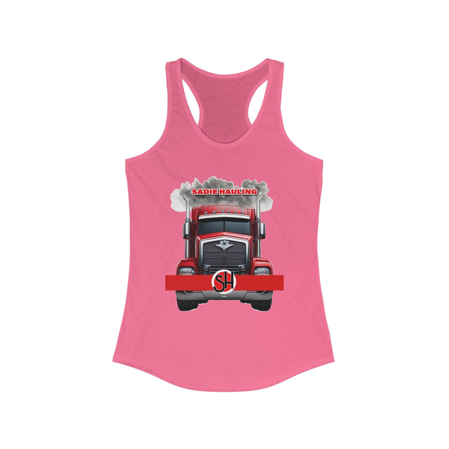 Ladies Racerback Tank - Sadie Hauling