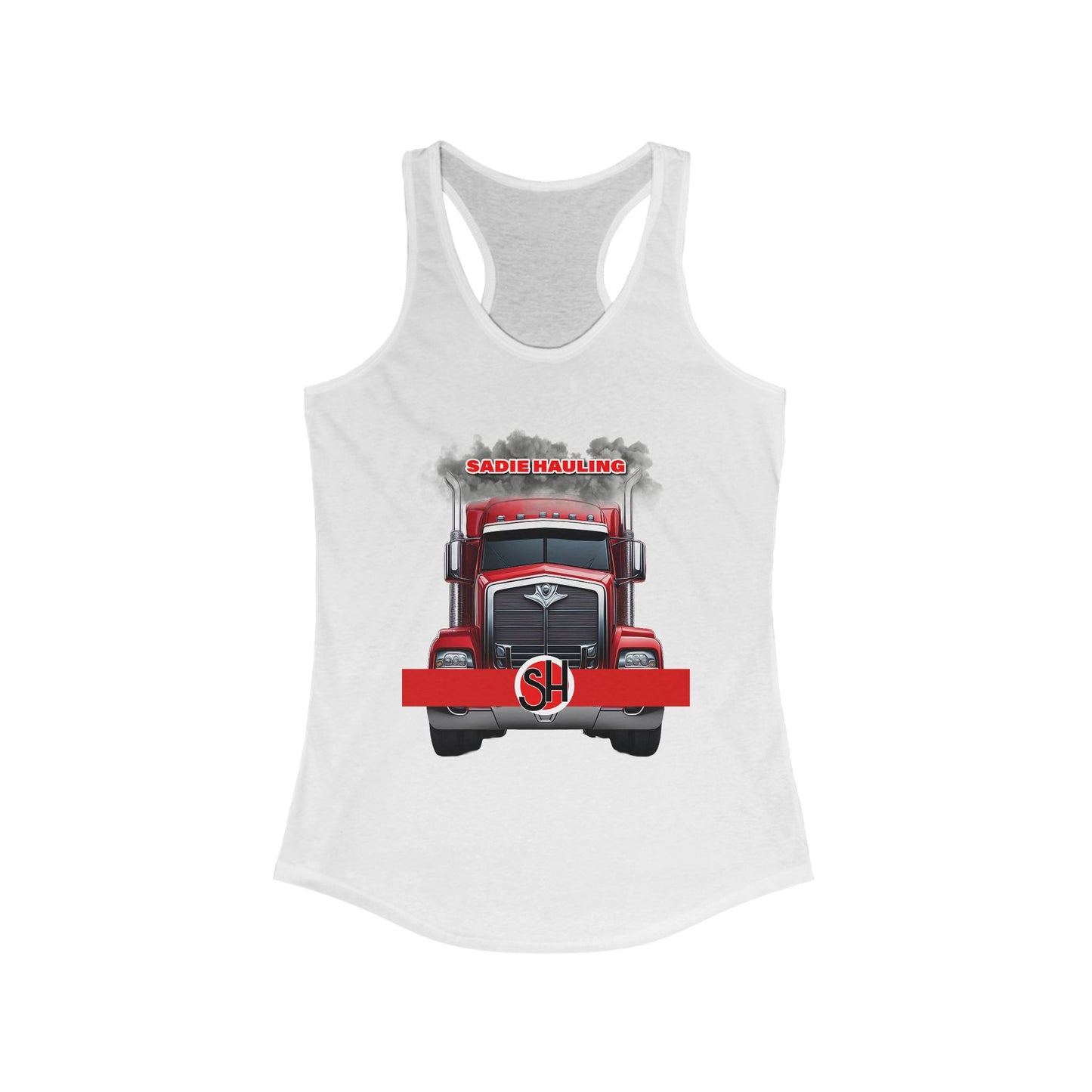 Ladies Racerback Tank - Sadie Hauling