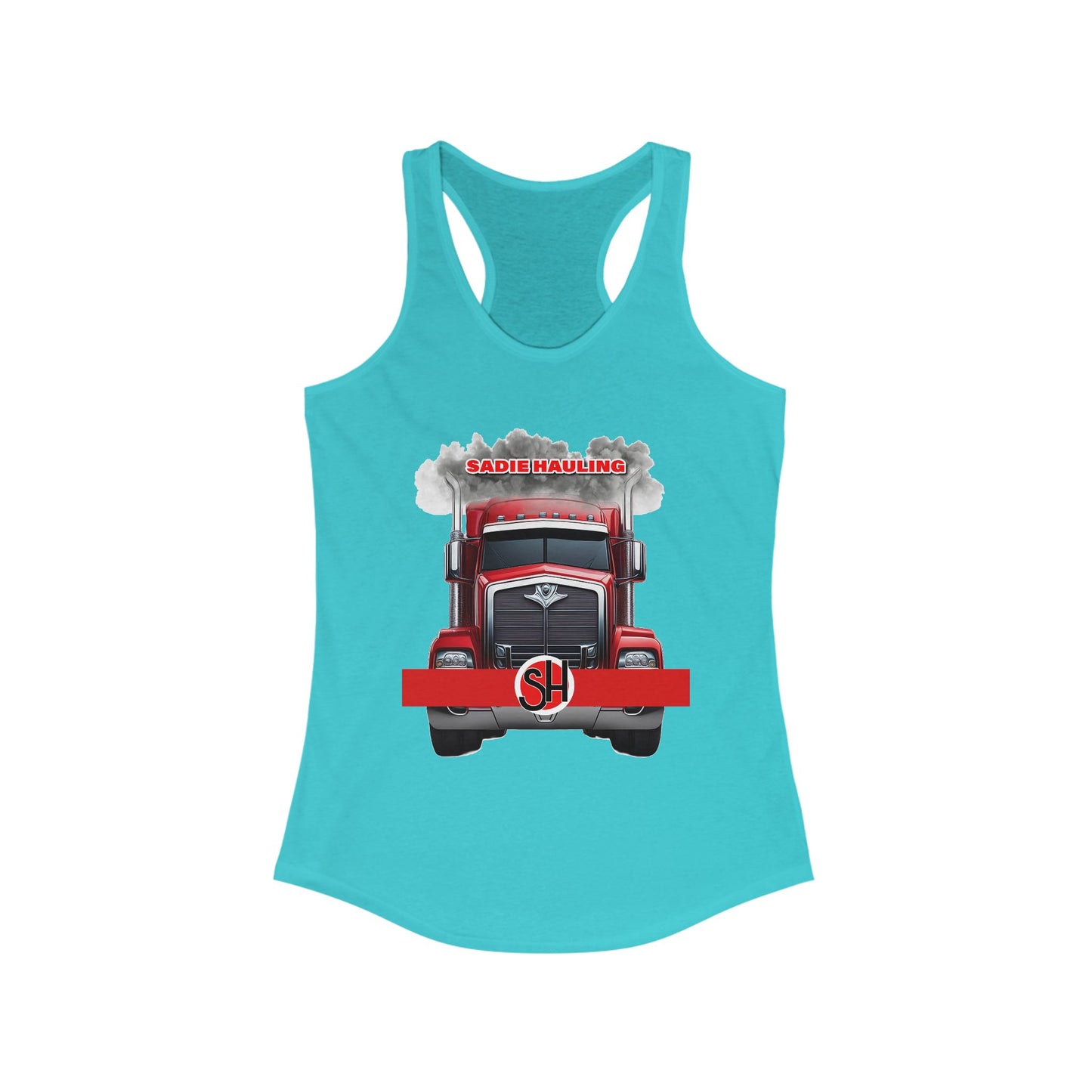 Ladies Racerback Tank - Sadie Hauling
