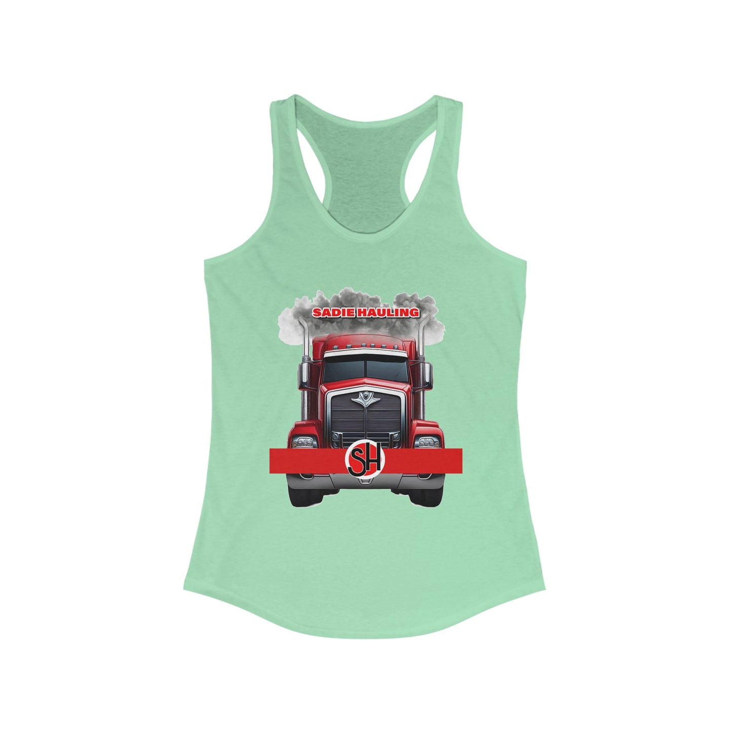 Ladies Racerback Tank - Sadie Hauling