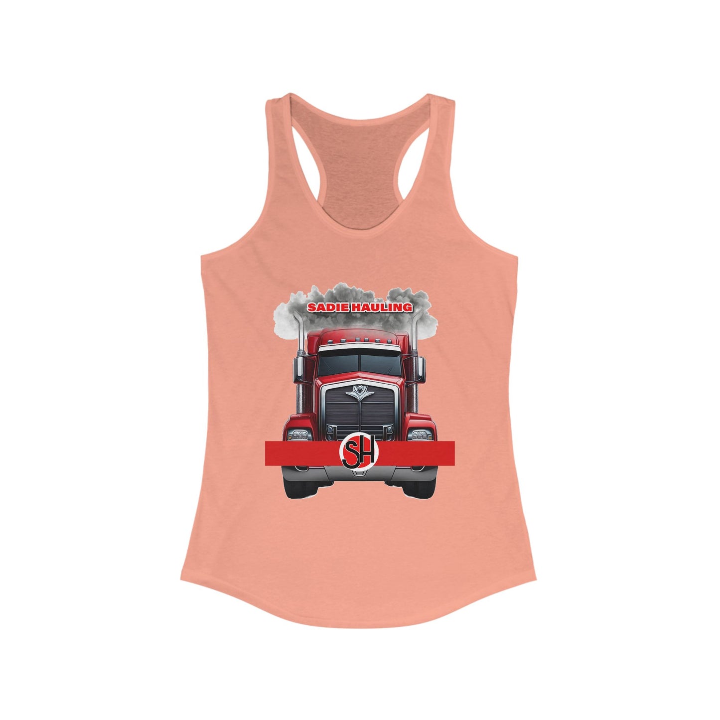 Ladies Racerback Tank - Sadie Hauling