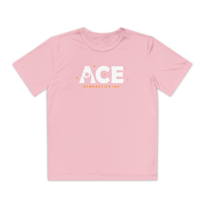 Youth Moisture-Wicking Performance Tee - Ace Gymnastics