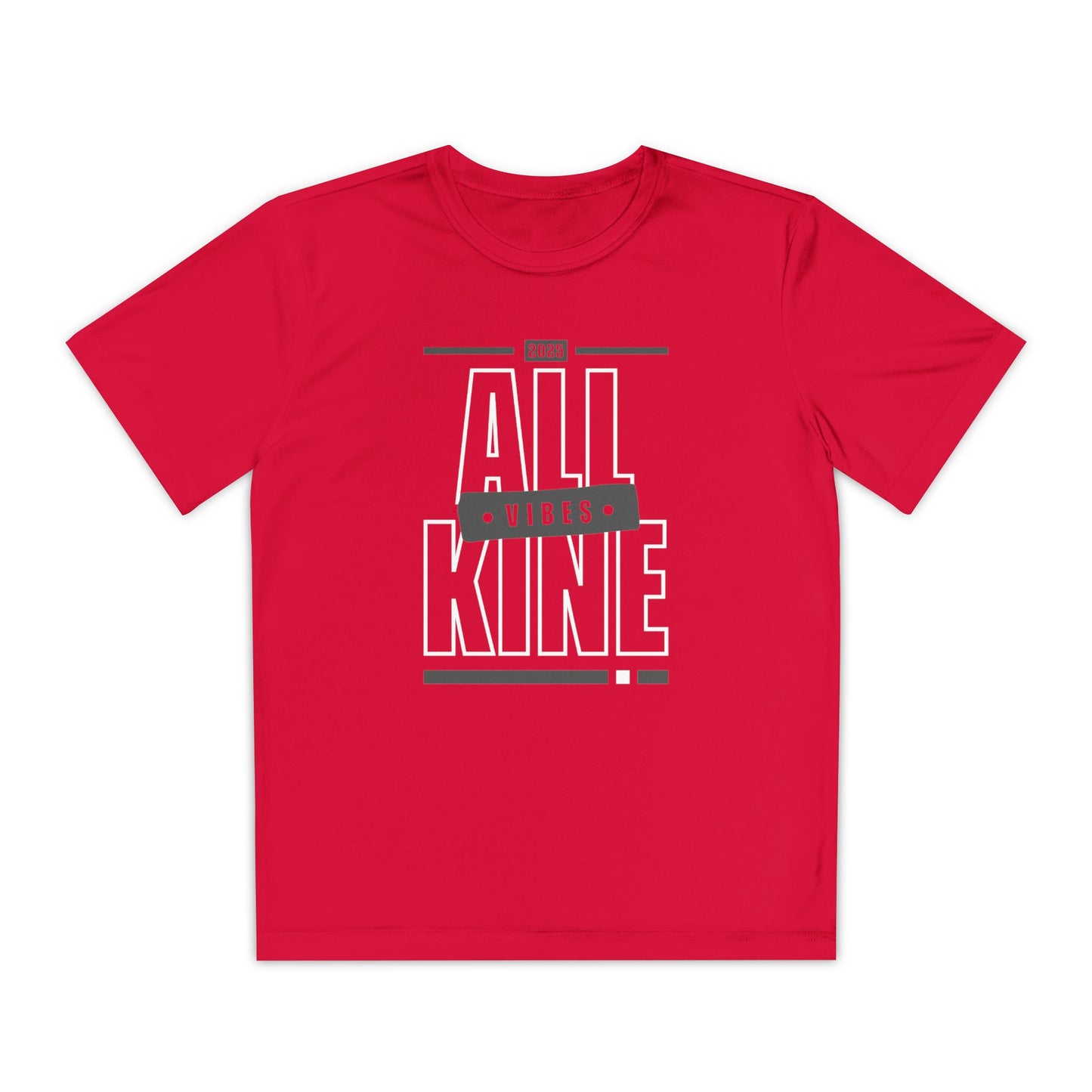 Youth Moisture-Wicking Performance Tee - Vibes - All Kine