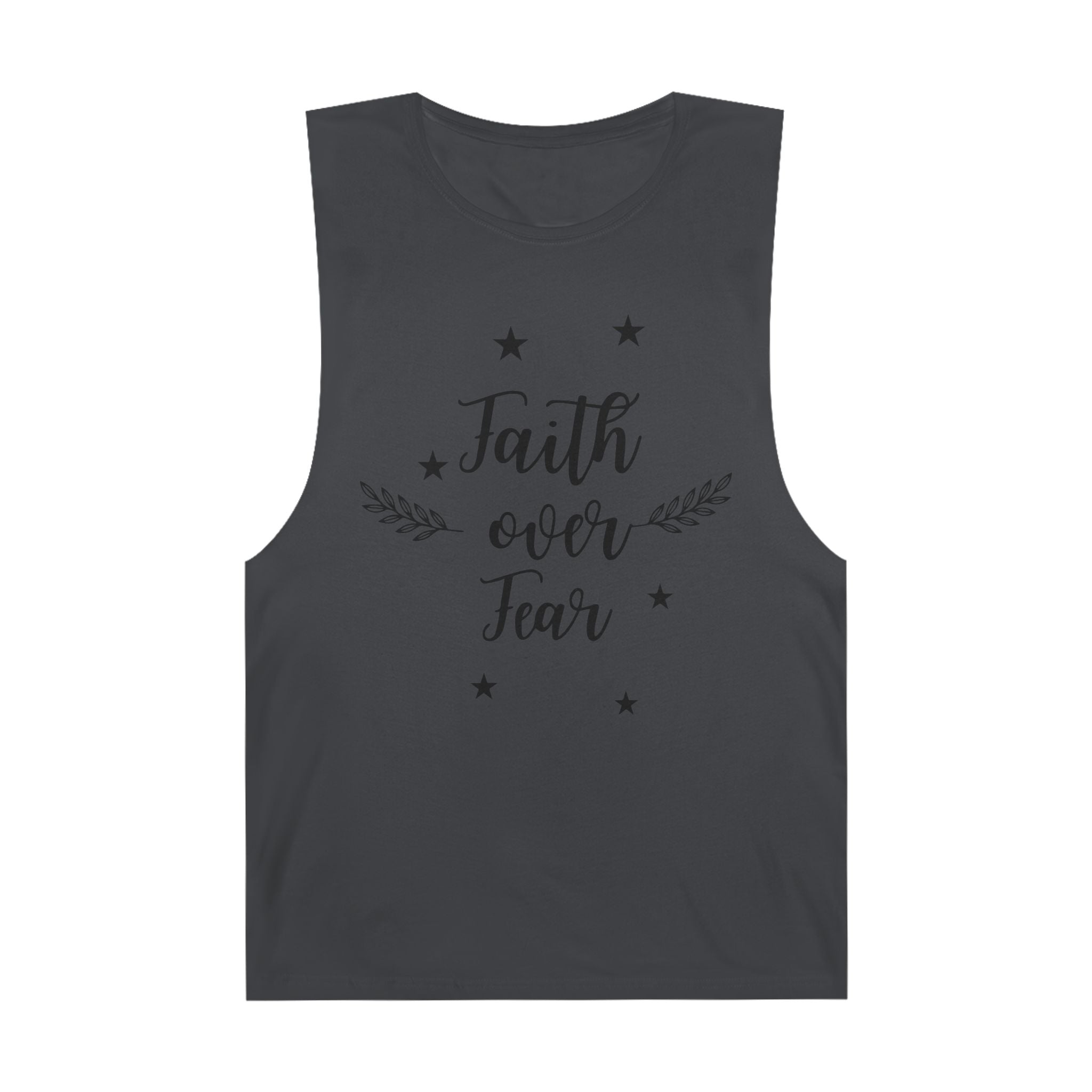 Cut-Off Tank - Faith Over Fear-Faith N Fit