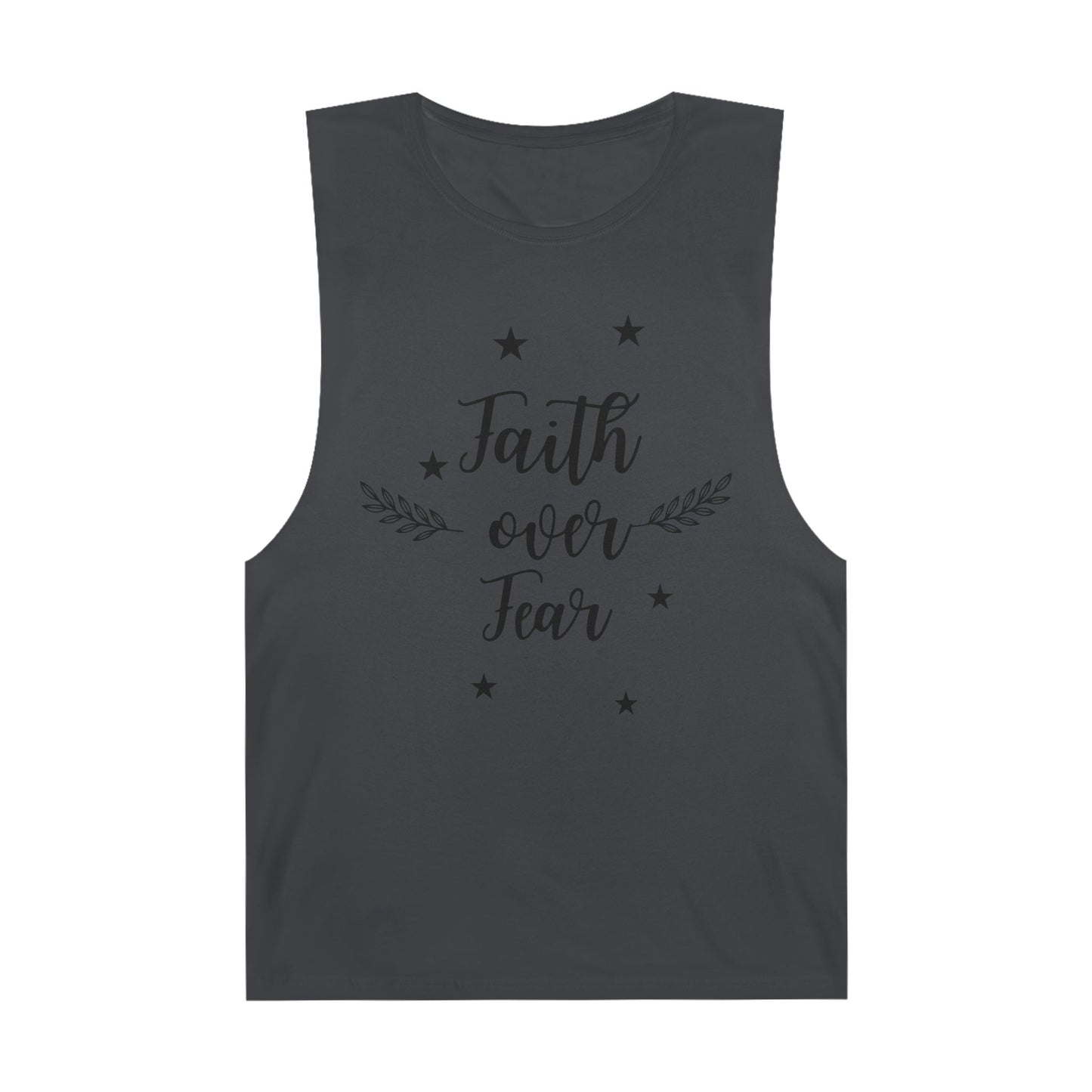 Cut-Off Tank - Faith Over Fear-Faith N Fit