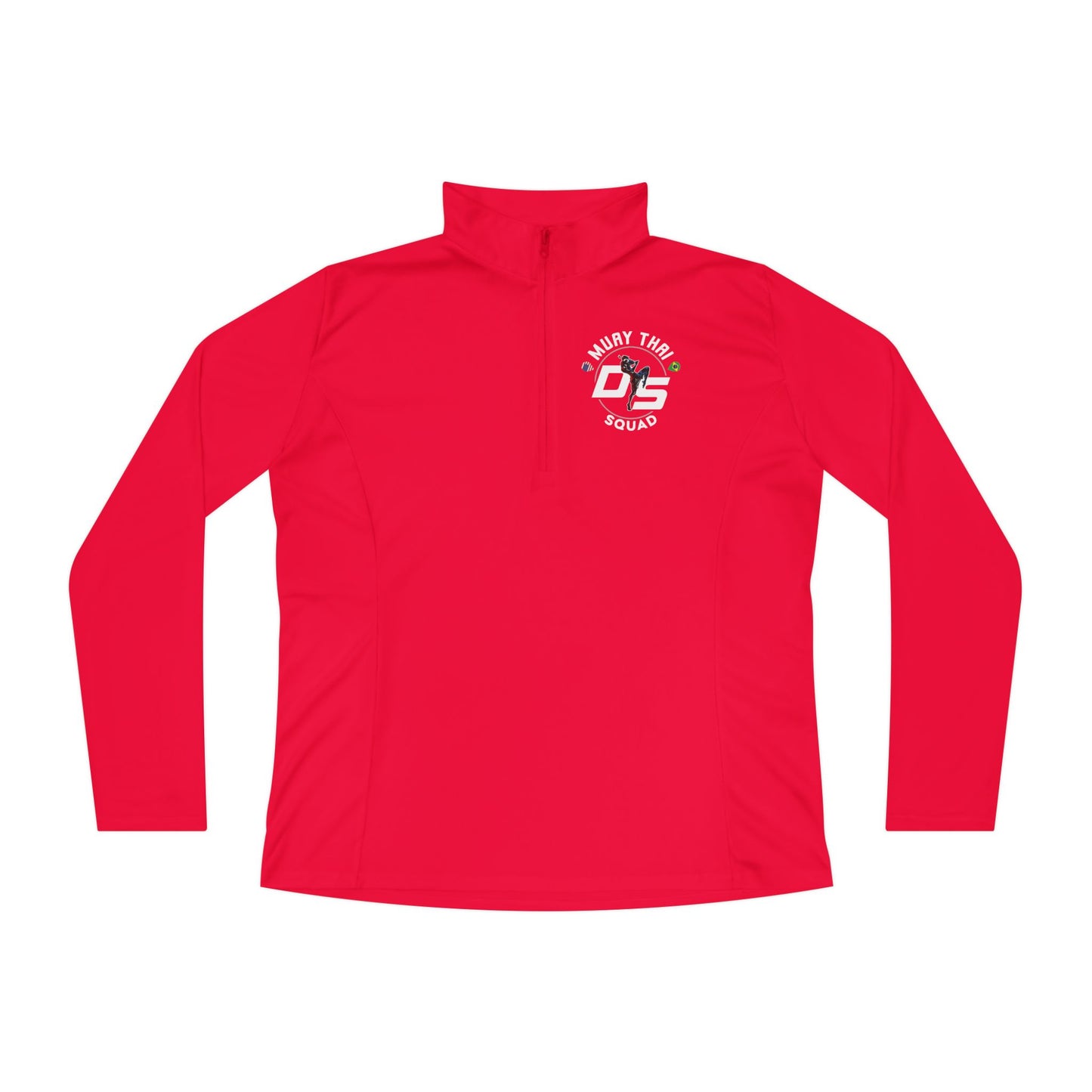 Ladies’ Quarter-Zip Pullover - DS Muay Thai Squad