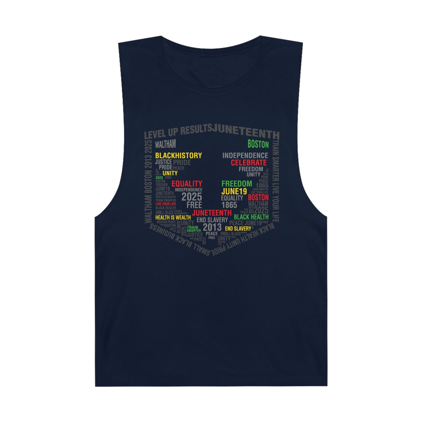 Cut-Off Tank - Juneteeth - Level Up Fitness