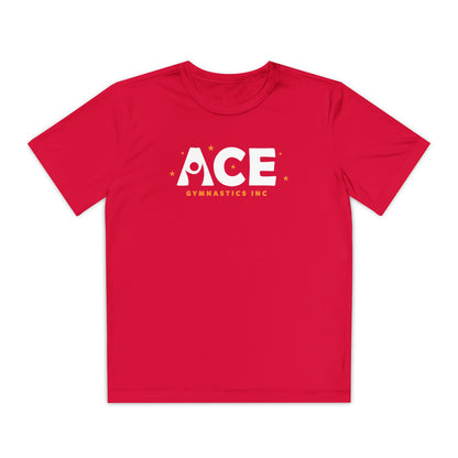 Youth Moisture-Wicking Performance Tee - Ace Gymnastics